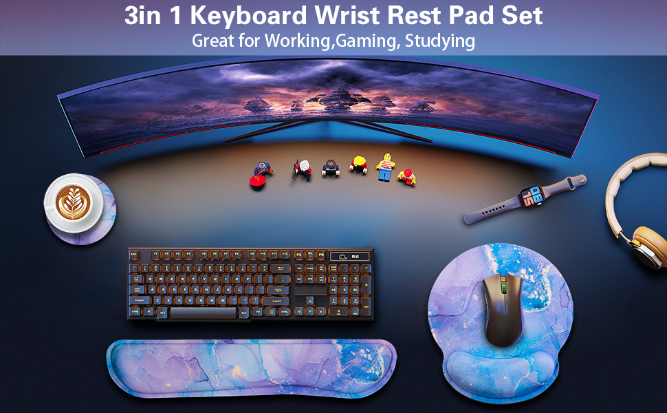 cloud keyboard wrist rest