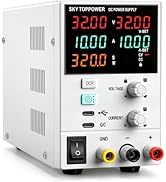SKY TOPPOWER DC Power Supply Variable,32V 10A Power Supply with USB-C PC Control,Programmable,Enc...