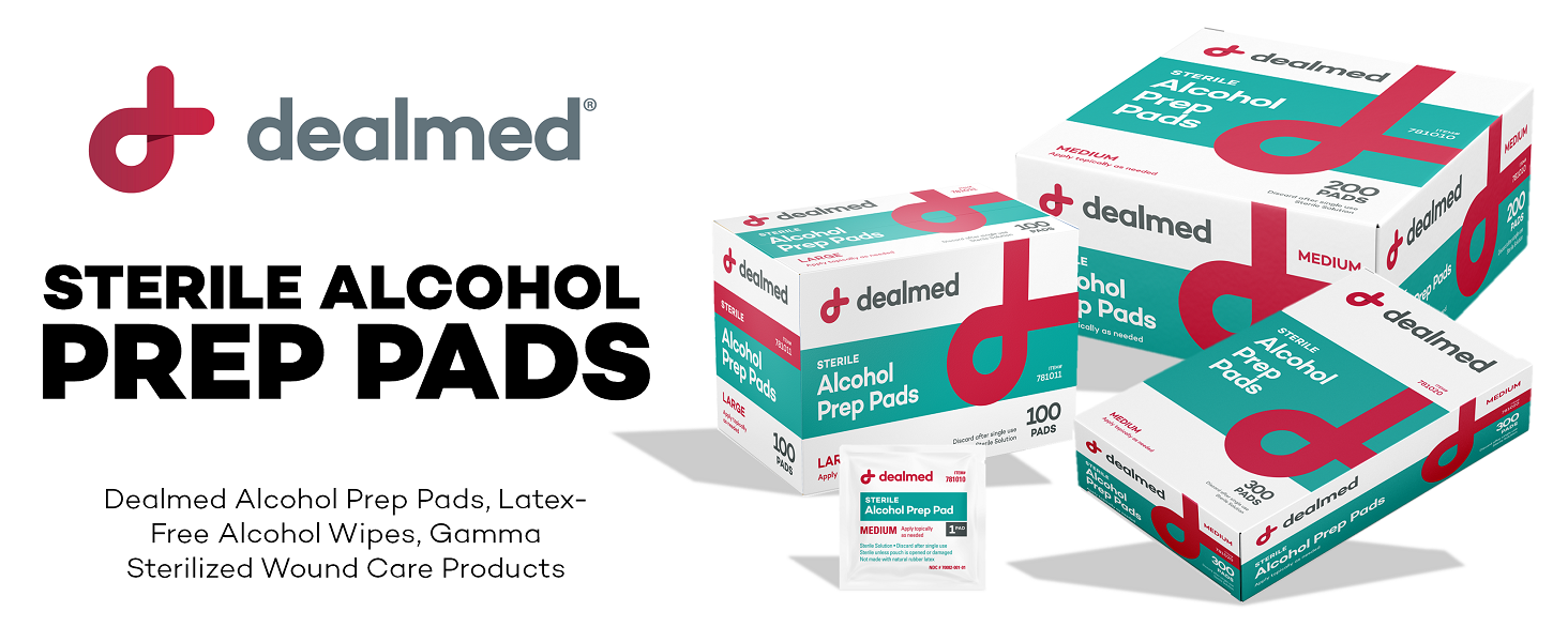 DEALMED ALOCHOL PREP PADS