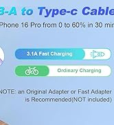 Long C Charger Fast Charging Cord