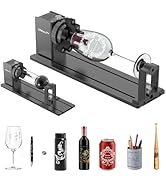 Creality Laser Rotary Roller, Y-axis Rotary Chuck for Most Laser Engravers, Rotary Kit Pro with 3...