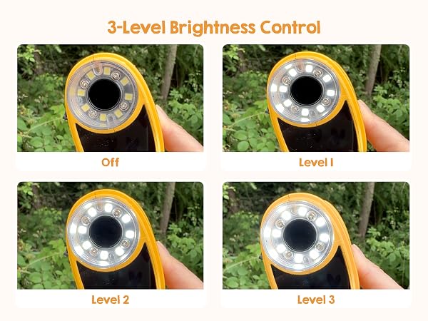 3 level brightness control
