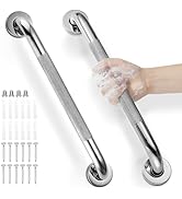 Grab Bars for Shower, Zynuhmo 2 Pack 16 Inch Anti Slip Stainless Steel Bathroom Safety Shower Gra...