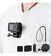 K&F CONCEPT Magnetic Action Camera Chest Mount for GoPro Hero 13/12/11/10/9 Black, DJI Osmo Actio...