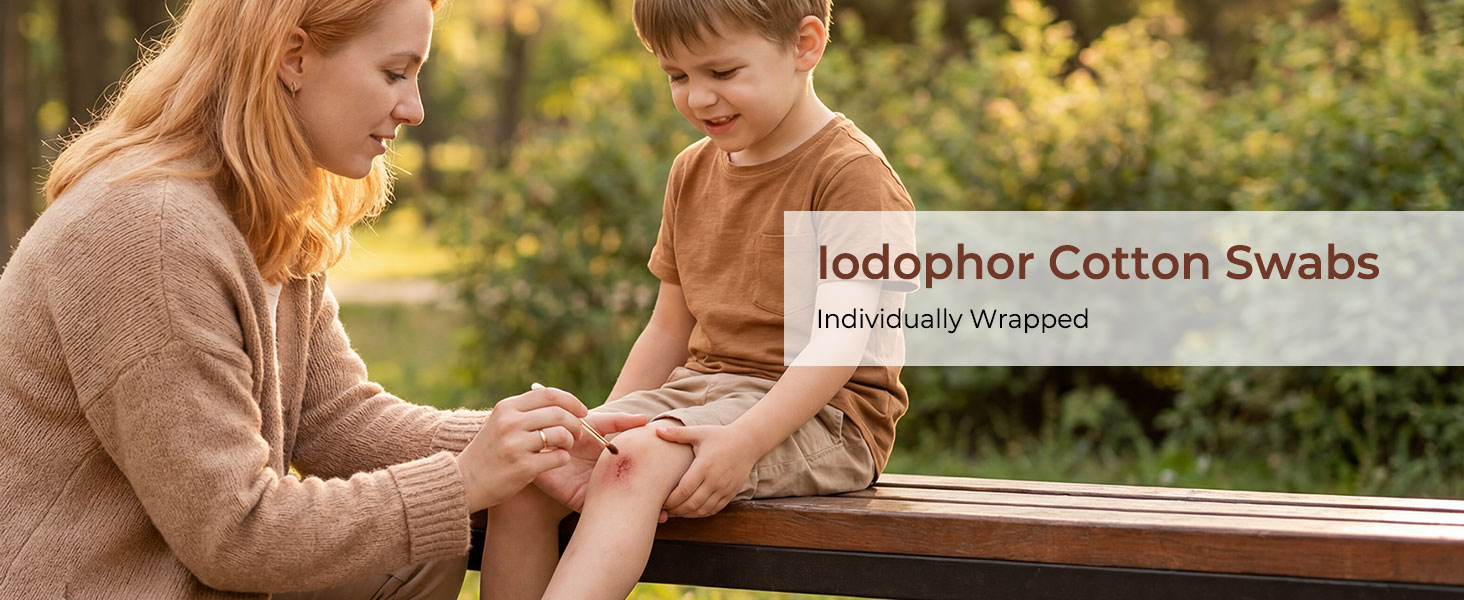 Disposable Povidone Iodine Swabsticks