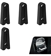 YAWUROU 4 PCS Car Door Lock Shock Absorber Pad, Silicone Sound Damper Car Door Buffer, 0.4" x 1.6...