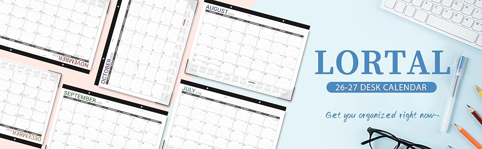 2026-2027 desk calendar 2026-2027 monthly calendar 2026-2027 Desktop Calendar 2026-2027