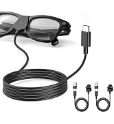 JSLAJO USB C Charging Cable Compatible with Ray Ban Meta Glasses Gen 1 and Gen 2 (2 Pack), 3.3FT ...