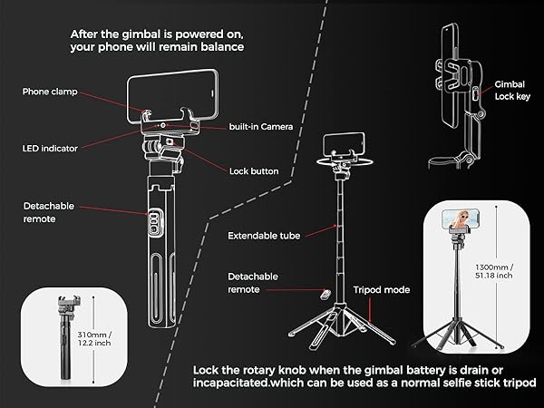 ai tracking tripod instruction