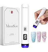Melodysusie Handheld UV Light for Gel Nails, ART01R Cordless Gel X Nail Lamp Rechargeable with LC...