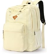 ZORFIN 26L Backpack for School, College, and Travel: Water Resistant Bookbag with 8 Compartments ...