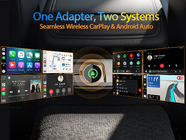 wireless carplay &amp;amp; android auto