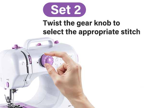 Sewing Machine with Extension Table, Mini Sewings Machines Portable Electric Sewing Machine