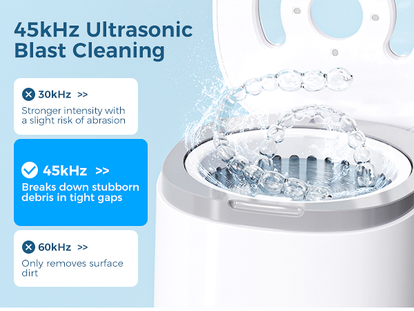 dental pod ultrasonic retainer cleaner machine dental appliance cleaner puftem retainer cleaner