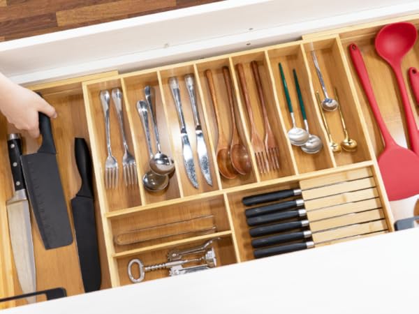 Extra large drawer organizer