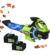 Vinid Leaf Blower Cordless, 8000mAh Longest Runtime Blower, 32,000 RPM, 710 CFM, with 2×4.0Ah Bat...