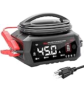 YHCHKJ 45Amp: 6/12/24V Smart Battery Charger – Automatic Maintainer, Trickle Charger &amp; Desulfator...