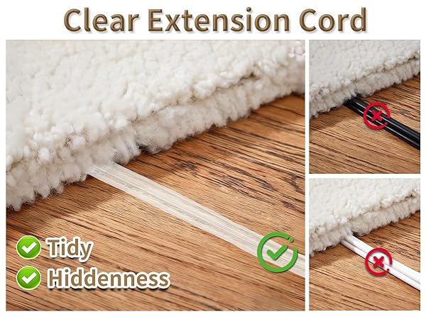 extension cord clear