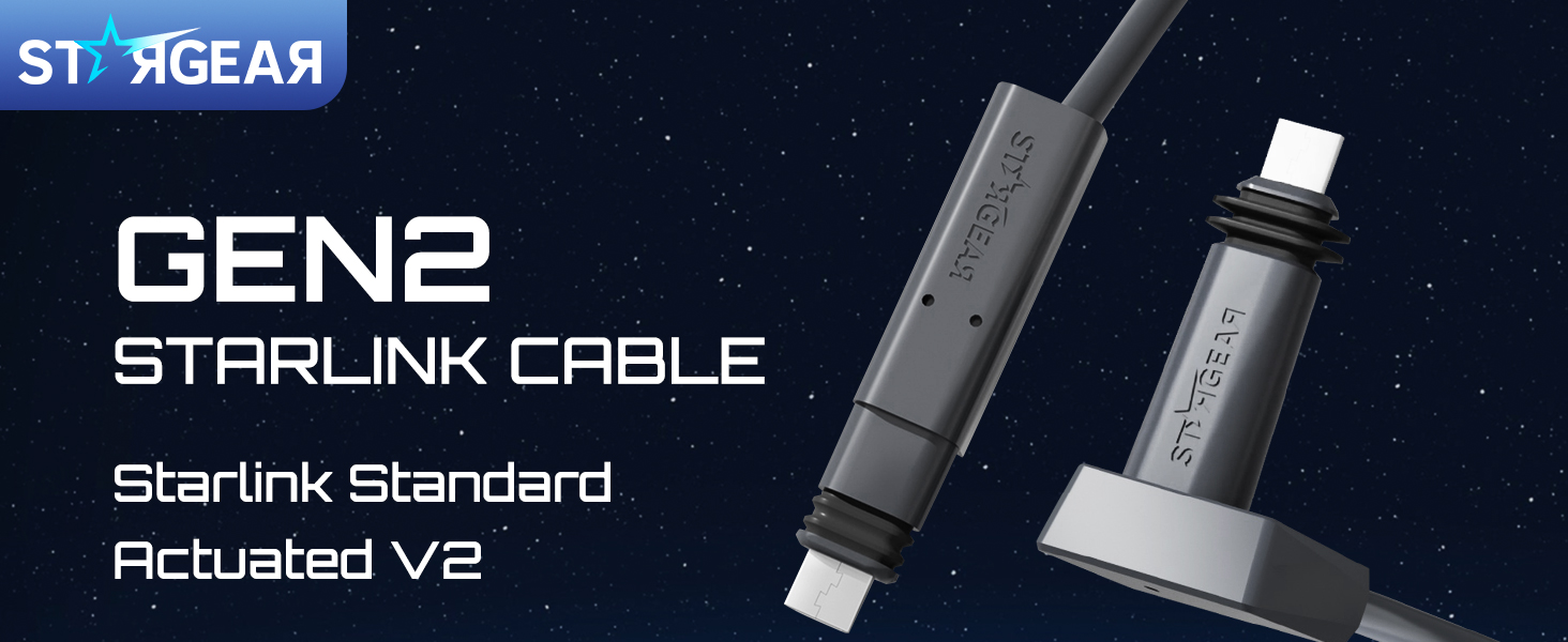 Starlink Cable Gen 2 75FT, Extension Replacement Cable