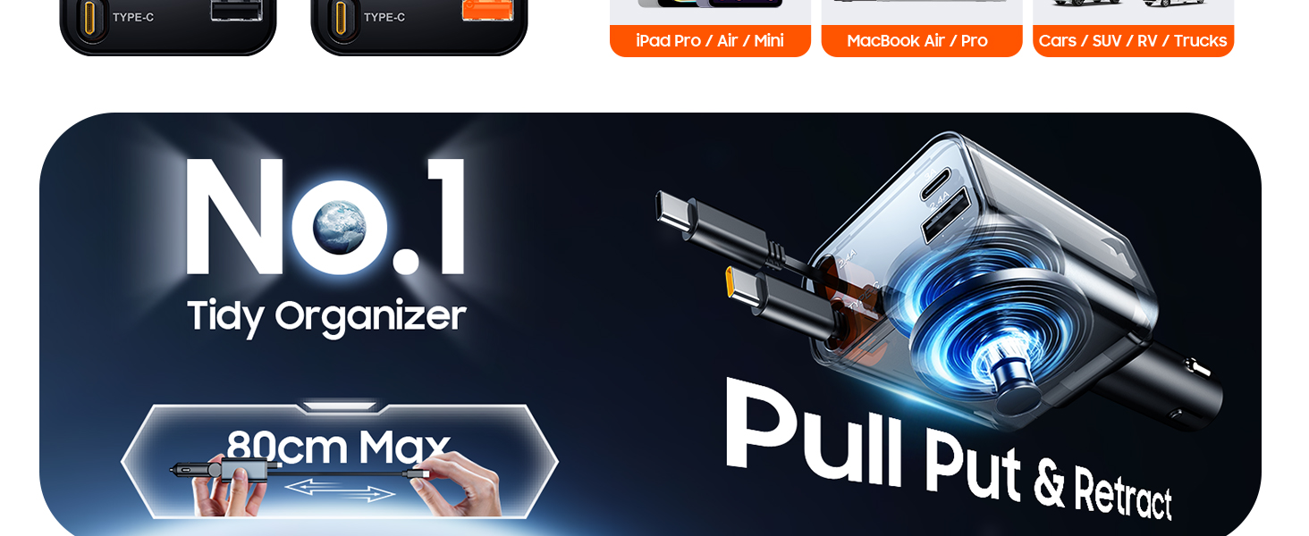 Retractable Car Charger