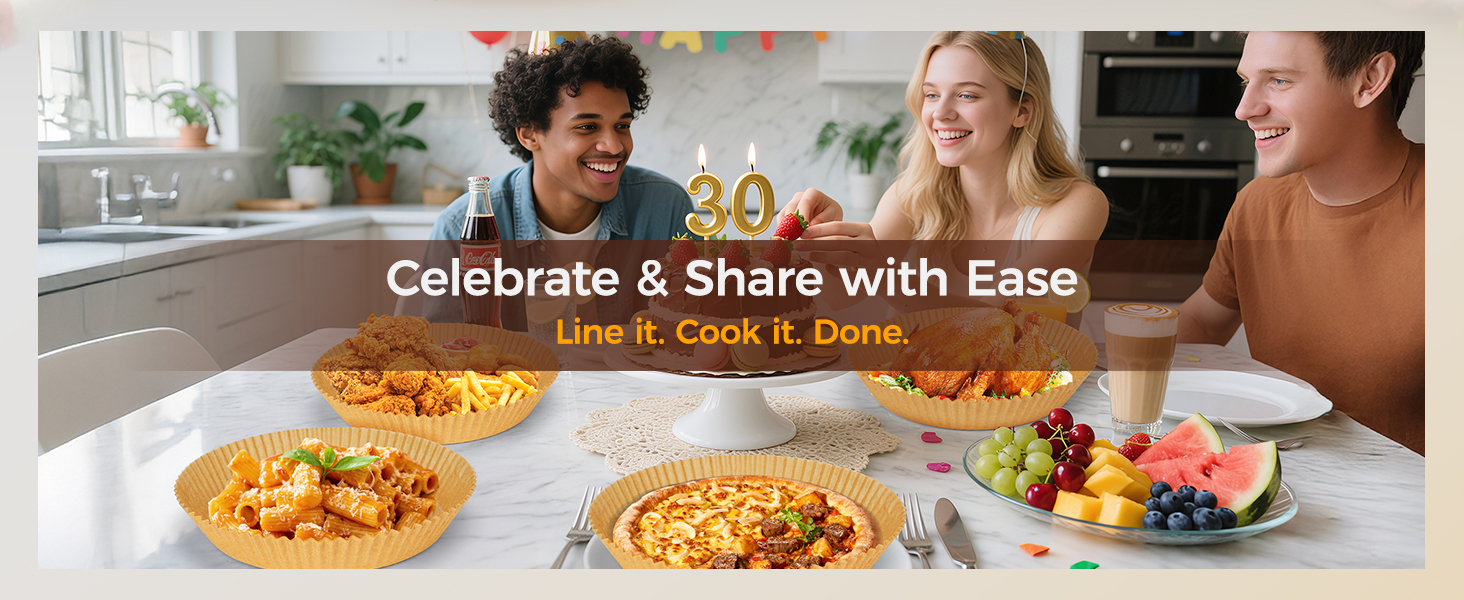 air fryer liners round