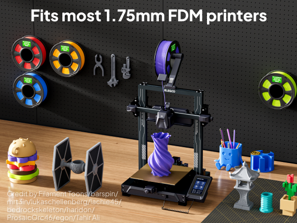 Fits most 1.75mm FDM printers