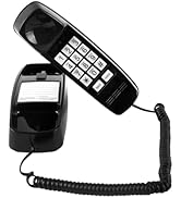 Landline Phones for Home, No Ac Power Required, Simply Operated Retro Wall Princess Phone with 11...