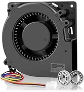 WDERAIR 120mm x 32mm Dual Ball DC Blower Centrifugal Fan 12V 4Pin PWM Big Airflow for DIY Air Exh...
