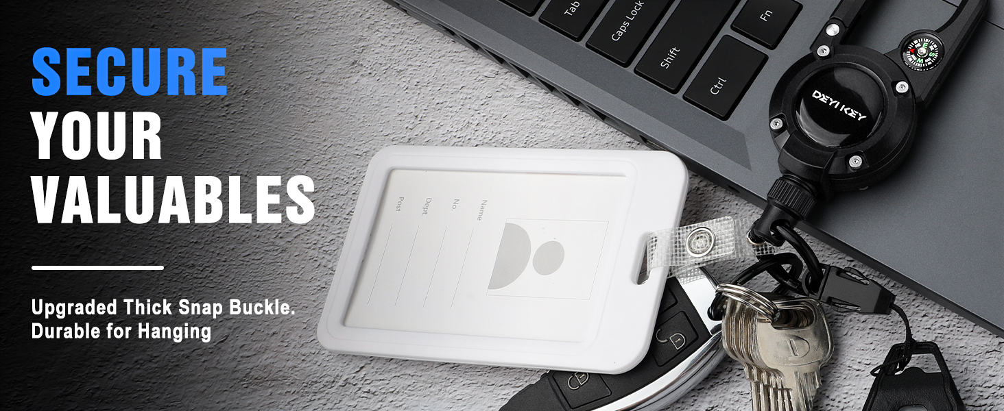 badge clips retractable; key card holder retractable