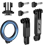 JJC Extension Arm with Magnetic Phone Ring and Cold Shoe Mount for iPhone 17 ProMax 16 15 14 13 &amp;...