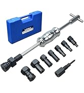 LainKeen 12pcs Blind Hole Collet Bearing Puller Set, Internal Bearing Extractor Puller Kit Slide ...