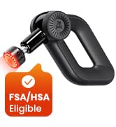 D6 Ultra massage gun with red light