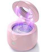 CXRUY Ultrasonic Retainer Cleaner - UV Dental Cleaning Pod Night Guard Cleaner for Dentures, Alig...