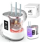 3-in-1 Makeup Brush Cleaner Machine &amp; Dryer, Electric Automatic Brush Washer with Holder, USB-C T...