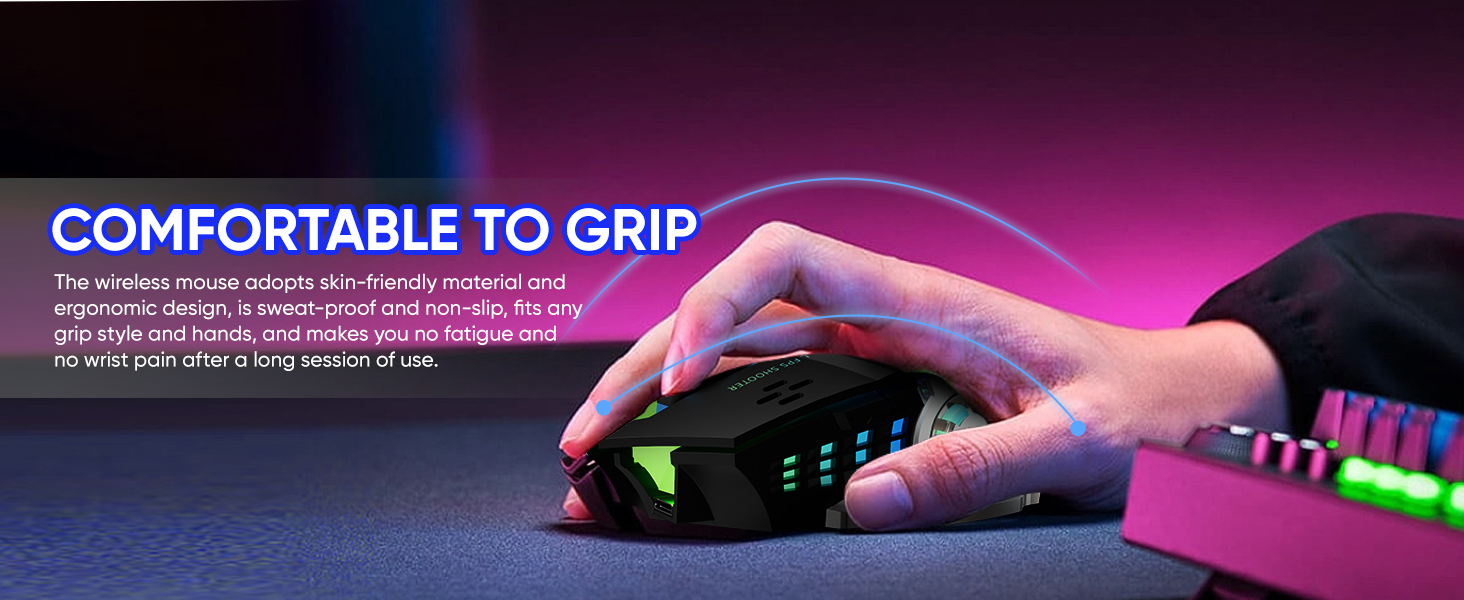 wireless bluetooth gaming mouse