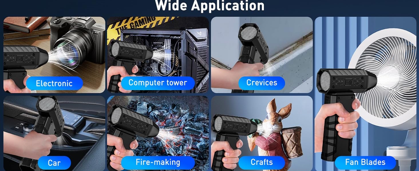 cordless air duster ceiling fan cleaner duster compressed air for computers dust buster