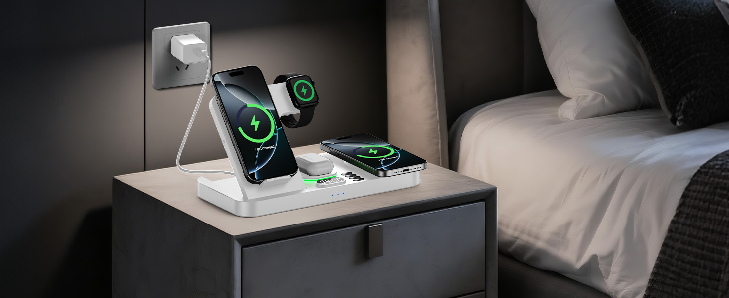 iphone and apple watch charging station