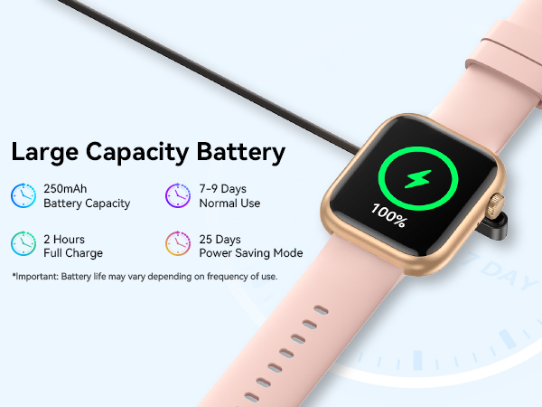 Large Capacity Battery Fitness Watch