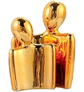 Anding Couple Sculpture Ceramic Couple Figurines and Statues Home Decor Modern Art Ceramic Statue...