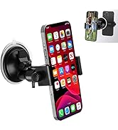 Mippko Mirror & Bathroom Phone Holder Suction Cup Mount, 2.75 inch Suction Base for Glass / Wall ...