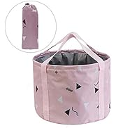24L Collapsible Foot Soaking Bath Basin for Large Feet, Portable Foot Spa Soak Tub Foldable Water...