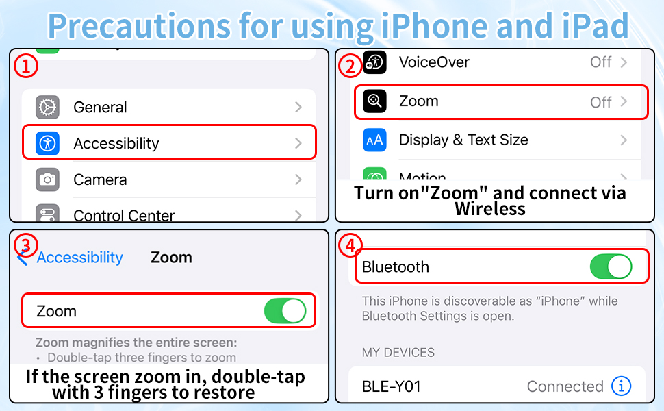 IOS system precautions