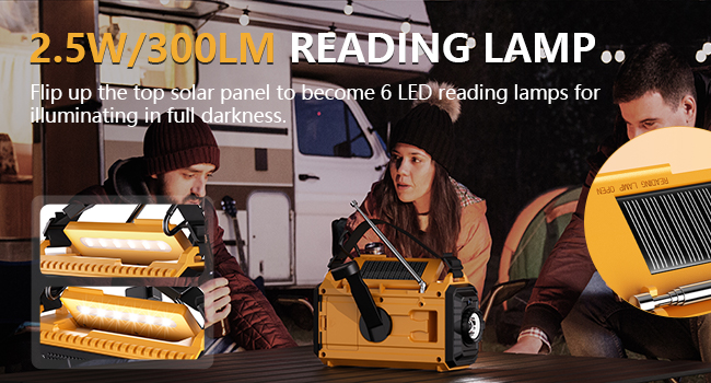 6 LEDS READING LAMP