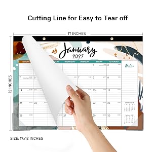large desk calendar 2027