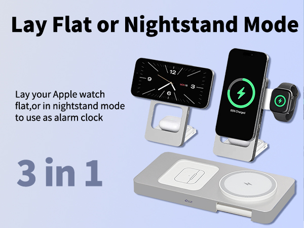 3-in-1 Foldable Wireless Charging Station