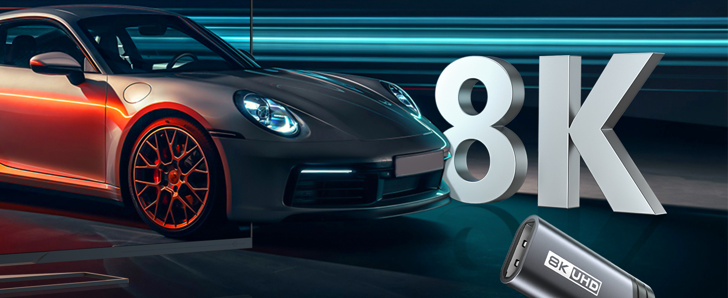 USB C to DisplayPort 1.4 Adapter