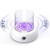 LFSYS Fruit Fly Traps for Indoors Gnat Trap Lamp, Double Side Sticky Paper 360° Attraction for Fr...