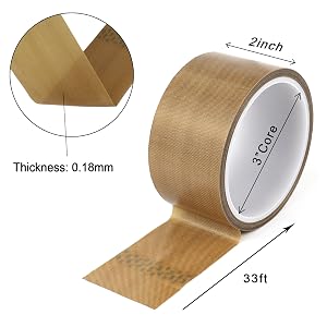 Teflon PTFE Glass Cloth Tape