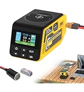 Kzreect 300W Adjustable DC 2–30V Voltage Regulator Compatible with DeWalt 18V/20V Battery XT60 Ou...