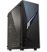 Zalman Raven ATX Mid-Tower Gaming PC Case - RGB Lighting Strip with Control Button, Full Tempered...